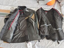 杜漢（DUHAN）摩托車騎行服男女四季情侶款賽車服越野機(jī)車皮衣秋冬款防摔外套 D-2168黑金男款 L 曬單實拍圖