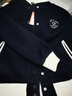 馬登學院風棒球服夾克女秋季美式復(fù)古撞色刺繡百搭毛呢外套保暖上衣 海軍藍 （建議拍下一碼） S 曬單實拍圖