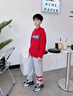 Levi's 李維斯童裝男女童加絨運動長褲秋冬兒童休閑褲子 花紗灰 150 /63 【建議身高140-152cm】 曬單實拍圖