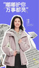 森馬（Semir）[陳都靈同款]四防外套女中長(zhǎng)款寬松撞色防護(hù)夾克秋裝通勤戶外上衣 【明星同款】紫白色調(diào)00471 L 曬單實(shí)拍圖