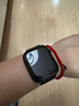 PinJoy蘋果iWatch Series8/9/10代手表殼ultra保護殼手表邊框超薄凱夫拉纖維芳綸防摔保護套碳纖維 【45mm啞黑】7/8/9代 曬單實拍圖