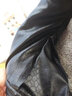 橙八美式PU皮棉服男外套男女同款秋冬季加厚棉衣羽面包絨服棉襖男士 M2311黑色（前后刺繡款） L （建議體重100斤-120斤） 曬單實(shí)拍圖