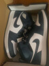 耐克（NIKE）【潮】Air Jordan aj1板鞋男女新款高幫休閑跑步運(yùn)動耐磨籃球鞋 554725/554724-411 42 曬單實(shí)拍圖