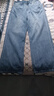 真維斯（Jeanswest）2025秋冬季新款高腰窄版直筒牛仔褲女士高個(gè)子顯瘦休閑闊腿長(cháng)褲子 復古藍長(cháng)褲 XL 曬單實(shí)拍圖