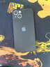 阿斯?。ˋTHDDIN） 新款iPhone蘋(píng)果系列型號(hào)手機(jī)殼硅膠軟殼純色直邊精孔 帶蘋(píng)果標(biāo) 經(jīng)典黑【純色硅膠殼+膜】 蘋(píng)果13 曬單實(shí)拍圖