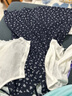 圣保美秋裝吊帶裙連衣裙女夏裝2023新款套裝碎花裙子小個子顯瘦短裙兩件 套裝（吊帶裙+開衫上衣） L碼 曬單實拍圖