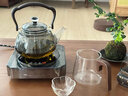 尚言坊茶漏茶濾茶具配件黑陶茶濾網(wǎng)一體玻璃公道杯泡茶神器茶葉過(guò)濾器 1葫蘆過(guò)濾組+木離公道杯 曬單實(shí)拍圖