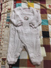 戴維貝拉（DAVE＆BELLA）童裝初生嬰兒衣服寶寶連體衣幼兒外出服冬季新款嬰童服裝女孩爬服 粉色花朵 73cm （建議身高66-73cm） 曬單實(shí)拍圖