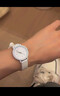 番米拉（PANMILA）手表女學(xué)生簡(jiǎn)約氣質(zhì)韓版初高中生休閑運動(dòng)考試小表盤(pán)石英腕表禮物 杏仁黃 曬單實(shí)拍圖