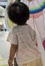 乖奇熊男女寶寶純棉短袖T恤a類(lèi)夏季薄款嬰兒上衣服透氣網(wǎng)眼夏裝 米杏/貓咪圖鑒 90 曬單實(shí)拍圖