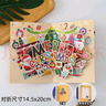 別穎 圣誕節賀卡 3d立體卡通可愛(ài)圣誕老人祝福語(yǔ)感謝平安夜禮物祝福語(yǔ)留言小卡片 圣誕立體賀卡2號 曬單實(shí)拍圖