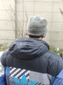 七匹狼帽子男冬季保暖加絨加厚防風(fēng)護(hù)耳防寒中老年人爸爸爺爺老頭鴨舌帽 淺灰色 曬單實(shí)拍圖