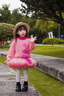 mlgt kids童裝女童秋裝套裝秋季新款洋氣兒童衣服女孩寶寶可愛衛(wèi)衣褲 粉色 110 cm 曬單實拍圖