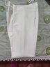 白領(lǐng)（WHITE COLLAR）高彈力微喇長(cháng)褲2023小喇叭 OL-GTL23-7 白色 L 曬單實(shí)拍圖
