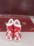 忻悅晴女童繡花鞋兒童漢服鞋秋冬季民族風(fēng)兒童雪地靴中國風(fēng)兒童古裝棉鞋 D21B紅色 33 碼/20.3cm 曬單實(shí)拍圖