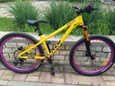 AILUDE艾路德土坡山地自行車(chē)變速油碟剎120響炸街花鼓表演越野場(chǎng)地單車(chē) 檸檬黃 禧瑪諾10速帶阻尼 【瑪卡威大行程氣壓前叉】 曬單實(shí)拍圖