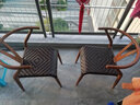 紫葉陽(yáng)臺茶桌陽(yáng)臺休閑桌椅小茶幾藤椅三件套休閑椅子喝茶簡(jiǎn)約陽(yáng)臺桌椅 2把【椅子】2色可選【默認棕色】 曬單實(shí)拍圖