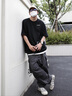 賽琪（SAIQI）冰絲短袖t恤男速干運(yùn)動(dòng)吸汗透氣夏季跑步健身體恤 黑色 3XL 曬單實(shí)拍圖