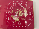 鹏创轻奢钟表挂钟客厅餐厅装饰画新中式福字万年历电子钟表挂墙时钟 实拍图
