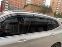 御山河適用于寶馬X1X3晴雨擋X2X5LX6車窗雨眉1系3系5系汽車擋雨板遮雨條 18-24款寶馬X3*4片套裝 3D不銹鋼亮條晴雨擋【十年質(zhì)?！?曬單實拍圖