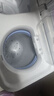 海爾（Haier）雙缸雙桶洗衣機雙電機15公斤大容量家用半自動雙缸洗衣機出租房颶風(fēng)水流噴淋漂洗828S 【翻蓋】10公斤+鋼化玻璃面板+噴淋漂洗 曬單實拍圖
