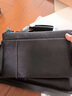 洛斯伯里品牌手包男頭層植鞣牛皮手抓包簡(jiǎn)約商務(wù)休閑大容量手拿男士包包新款真皮信封包 黑色 30*4*21CM（9.7英寸） 曬單實(shí)拍圖