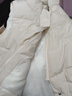 冬季羽絨馬甲外套女2025新款小個(gè)子短款背心棉服馬夾洋氣時(shí)髦棉襖 米白色 S 建議80-100斤 曬單實(shí)拍圖