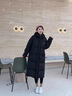 羅蒙（ROMON）oversize羽絨棉衣棉服女長(zhǎng)款韓系寬松厚面包服外套2025年新款棉襖 黑色 L 適合125-140斤 曬單實(shí)拍圖