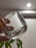 OQB水晶杯原礦石雙層白水晶手工打磨水晶茶杯扳指水杯主人杯男士 扳指杯一個(gè)裝 80ml 曬單實(shí)拍圖