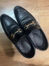Walker Shop【品牌精選】皮鞋男士新款增高軟底商務(wù)正裝鞋休閑套腳樂(lè)福鞋子男 黑色【光面增高款】 40 曬單實(shí)拍圖