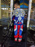 ULTRAMAN奧特曼女童衣服發(fā)光衛衣套裝賽羅春秋新款小孩格麗喬長(cháng)袖兩件套裝 【賽羅】衛衣套裝【可發(fā)光胸燈】 130 cm 曬單實(shí)拍圖