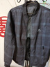 皮爾卡丹（pierre cardin）夾克男秋冬外套休閑上衣立領(lǐng)格子百搭潮流舒適外套 深藍色 XL 曬單實(shí)拍圖
