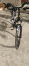飞鸽（FLYING PIGEON）飞鸽旅行自行车700C铝合金架公路车油刹禧玛诺变速成人男女代步车 旅途-禧玛诺24速-黑色 实拍图