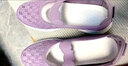 足力健大師老人鞋閏月鞋健步鞋飛織網(wǎng)面防滑耐磨淺口懶人一腳蹬媽媽鞋 丁香紫1818 41 曬單實(shí)拍圖