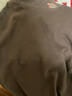 真維斯（JEANSWEST）德絨打底衫女裝秋冬季長袖t恤上衣服加絨保暖加厚內搭半高領秋衣 咖啡 小一捧花束_K_左領角 L 曬單實拍圖
