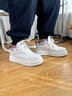 海瀾之家鞋子男鞋春季透氣板鞋新款高端小白鞋防滑百搭休閑鞋平底增高鞋男 白色 43 曬單實(shí)拍圖