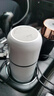 馳卡行車載燒水杯加熱12V24V家用220V電熱水壺汽車旅行出差便攜恒溫杯 象牙白 曬單實(shí)拍圖