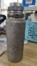 JRINKTEEA日本品牌純鈦保溫杯泡茶杯男女茶水分離燜茶商務(wù)車載水杯戶外禮盒 隕花銀+杯套500ml 曬單實拍圖