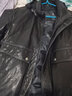 凱撒（KAISER）真皮皮衣男頭層油蠟牛皮羽絨服2025冬季新款連帽活里活面皮夾克潮 黑色 2XL (180) (適合140-155斤) 曬單實(shí)拍圖