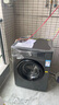 威力（WEILI）8/10/12kg公斤全自動(dòng)滾筒洗衣機洗脫/洗烘一體家用大容量智能洗滌3D蒸汽除菌洗高溫筒自潔以舊換新 XQG100-1016DPX灰【10公斤超薄】 滾筒 曬單實(shí)拍圖