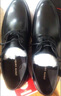 皮爾卡丹（pierre cardin）男鞋春秋款商務(wù)男士正裝德比鞋英倫時(shí)尚系帶皮鞋 黑色 41 曬單實(shí)拍圖