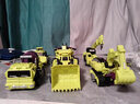 小牧馬nbk變形玩具機器人模型兒童金剛工程車(chē)大力神合體變形男孩挖掘機 錦江大力神6合體綠色 曬單實(shí)拍圖
