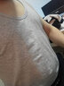 意大萊（Italai）夏季男士背心純棉寬松大碼運動(dòng)汗衫男白色新疆棉打底背心2件裝 淺灰+ 淺灰/6001 105(XL) 132-150斤 曬單實(shí)拍圖