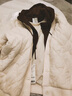 熱風(fēng)（Hotwind）寬松棉服外套女冬季新款女士拼接假兩件連帽保暖柔軟通勤棉衣上衣 03米色 M 【偏大,建議拍小一碼】 曬單實(shí)拍圖