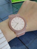 科摩諾(克莫諾)手表女男學(xué)生中性情侶石英表硅膠時(shí)尚青春撞色七夕禮物 KOM-W4303(清新粉) 曬單實(shí)拍圖