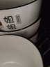 碗個人專用陶瓷飯碗 4.5英寸親子碗家用創(chuàng)意一家四口家庭區(qū)分碗碟陶瓷新款吃飯?zhí)沾赏氩途咛籽b 2碗2勺（下單聯(lián)系客服備注稱呼） 曬單實拍圖