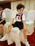 丸予六一兒童節(jié)合唱演出服古詩朗誦男童禮服小學(xué)生畢業(yè)表演服裝幼兒園 白襯衫+黑短褲+領(lǐng)結(jié)+背帶 100 建議體重25-29斤 曬單實(shí)拍圖