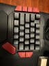 MageGee 战斧 左手游戏键盘 电竞吃鸡专用键盘 台式笔记本电脑键盘 背光宏按键cf机械键盘 黑色混光 红轴 实拍图