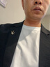 月蝶（YUEDIE）張頌文同款小皇冠胸針領(lǐng)針男襯衫領(lǐng)扣水晶胸花扣針徽章西裝領(lǐng)花 金色墨藍鉆 曬單實(shí)拍圖