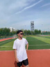 李寧短袖男T恤吸汗速干衣夏季寬松透氣冰絲體恤跑步健身戶外運(yùn)動(dòng)上衣 冰晶白【AT-DRY速干科技面料】 L /175(125-145斤) 曬單實(shí)拍圖